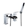 Just Taps Plus Cami Deck Mounted Bath Shower Mixer With Kit