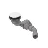 Bette Solid 50  Side Outlet Shower Waste, White 0.6  l/s