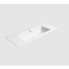GSI Pura 102 x 46 Wall Hung No Tap Hole Basin White