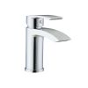 Just Taps Plus Stream Mini Basin Mixer With Click Clack Waste