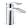Just Taps Plus Stream Basin Mixer With Click Clack Waste