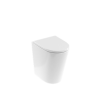 Britton Sphere Tall Rimless Back to Wall Pan 480mm & Seat Gloss White