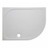 Crosswater Stone Resin Shower Trays 45mm Edge Waste Offset Quadrant900 x 1200mm Quad (L)