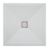 Crosswater Stone Resin Shower Trays 25mm Central Waste Square 800 x 800mm