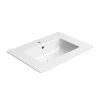 GSI Pura 62 x 46 Wall Hung 1 Tap Hole Basin White