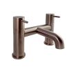 Just Taps Vos Deck Mounted Bath Filler Tap Brushed Bronze
