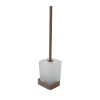 Just Taps HIX Toilet Brush Holder Brushed Bronze