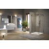 Novellini Brera G+F Hinged + Fixed Inline Shower Enclosure