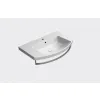 GSI Modo 800 x 500mm Wall Mounted 1 Tap Hole Basin White