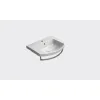GSI Modo 600 x 490mm Wall Mounted 1 Tap Hole Basin White