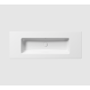 GSI Pura 122 x 46 Wall Hung 1 Tap Hole Basin White