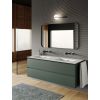GSI Pura 142 x 46 Wall Mounted 1 Tap Hole Double Basin White