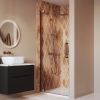 Crosswater Asura 8mm Hinged Door Brushed Bronze