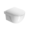 GSI Tono Pan Swirlflush 35x52cm Gloss White