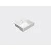 GSI Kube X 55x47 Semi Inset 1 Tap Hole Basin White