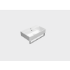GSI Kube X 60x37 Wall Mounted 1 Tap Hole Basin White