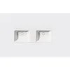 GSI Nubes 1200 x 500mm Double Basin No Tap Hole White