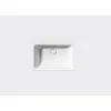 GSI Nubes 600 x 500mm Basin 1 Tap Hole White
