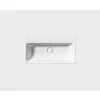 GSI Nubes 700x400mm Basin No Tap Hole White