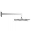 Abacus Square Head and Wall Arm - Chrome