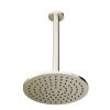 Abacus Round Head and Ceiling Arm -  Brushed Nickel