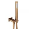 Abacus Handheld Shower Kit Square Brushed Bronze