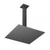 Abacus Square Head and Ceiling Arm - Matt Anthracite