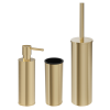 Crosswater MPRO Freestanding Accessory Set Brushed Brass