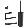 Crosswater MPRO Wall Accessory Set Matt Black