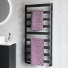Crosswater Air Metallic Black Towel Warmer 500 x 1630mm