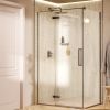 Crosswater Asura 900mm Side Panel for Soft Close Hinged Door Chrome