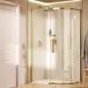 Crosswater Asura 8mm Quadrant Door-Brushed Brass
