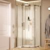 Crosswater Asura 8mm Quadrant Single Door- Brushed Nickel