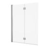 Crosswater Asura Fully Folding Bath Screen Chrome