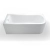 Britton Viride 1700 x 750mm Right Hand Offset Bath White