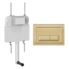 Crosswater Belgravia Cistern Set 2 Brushed Brass
