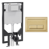 Crosswater Belgravia Frame Set 5 Brushed Brass