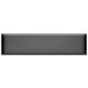 Bath Style Niche With LED Light 1190 x 260mm Brushed Gunmetal Black