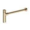 Britton Bottle Trap 400mm Pipe Brushed Brass