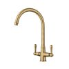 Clearwater Broadway Mono Kitchen mixer Tap Brushed Bronze