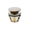 Crosswater Universal Basin Click Clack Waste Brushed Brass