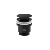 Britton Universal Standard Click Clack Basin Waste Matt Black