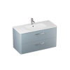 Britton Camberwell 1000mm Unit Dusty Blue  with Basin