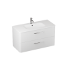Britton Camberwell 1000mm Unit Frosted White with Basin