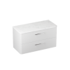 Britton Camberwell 1000mm Unit Frosted White with Carrara Marble Worktop