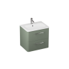 Britton Camberwell 600mm Unit Earthy Green with Basin