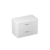 Britton Camberwell 800mm Unit Frosted White with Carrara Marble Worktop
