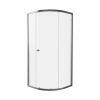 Crosswater Clear 6 Quadrant Single Door 900mm Slate