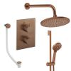 Crosswater Crossbox Shower Set 10 Brushed Bronze 300mm