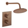 Crosswater Crossbox Shower Set 1 Brushed Bronze 300mm